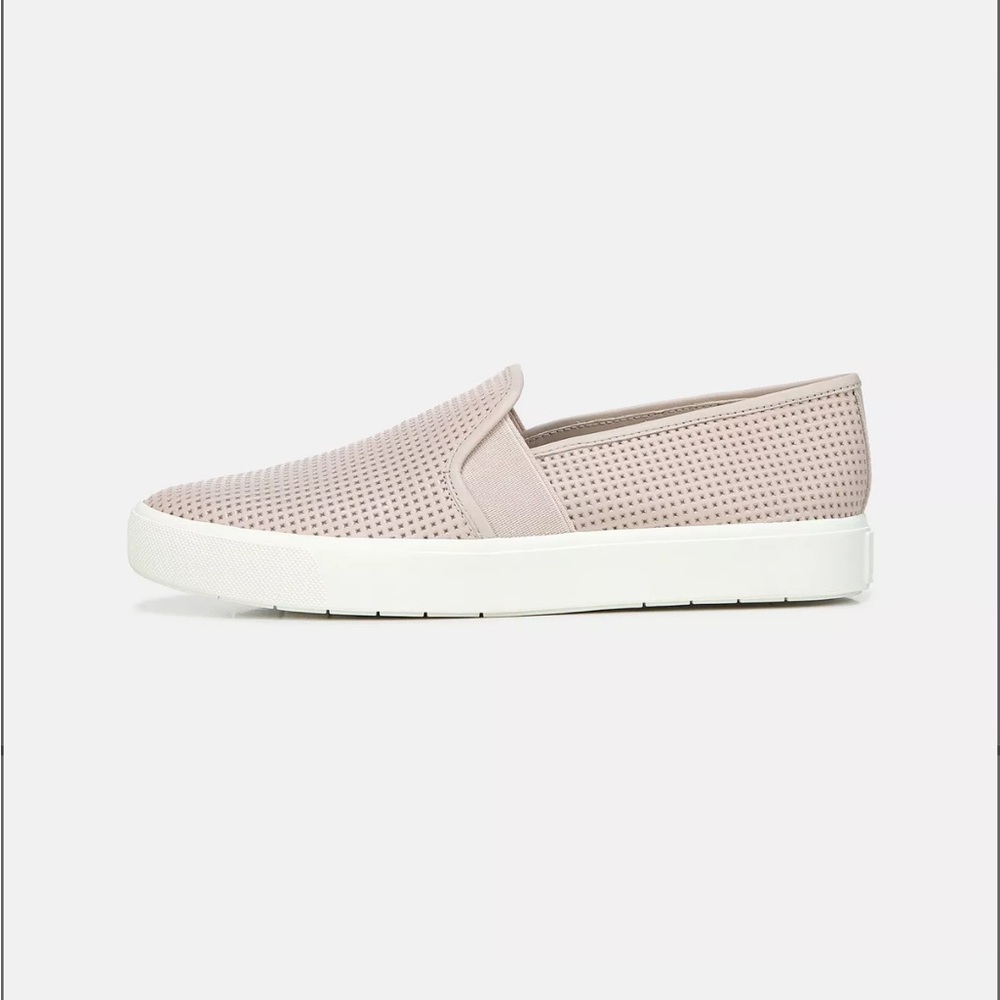 Vince Perforated‎ Leather Slip On Sneakers Marble US 10M